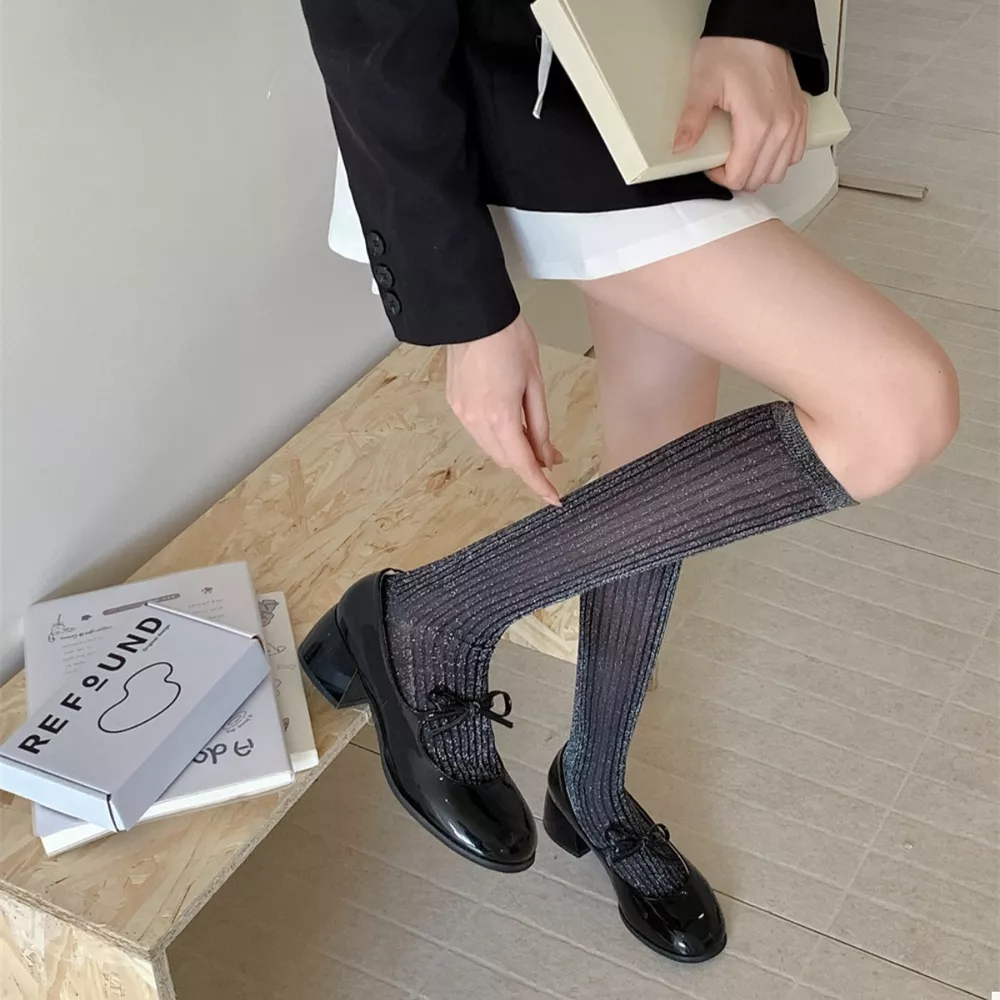 Knee-High Scrunch Socks, image 4