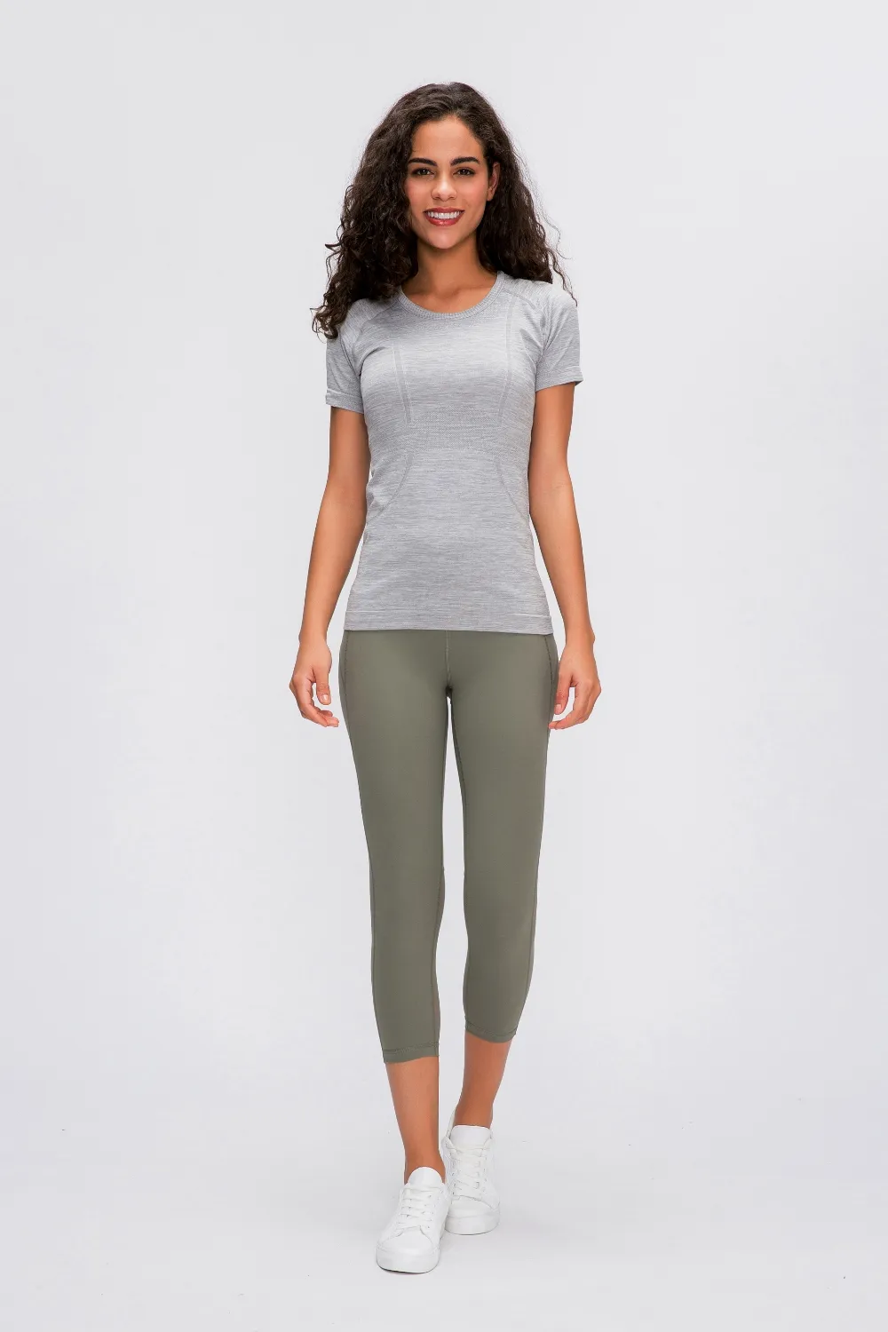 Round Neck Short Sleeve Active T-Shirt, image 21