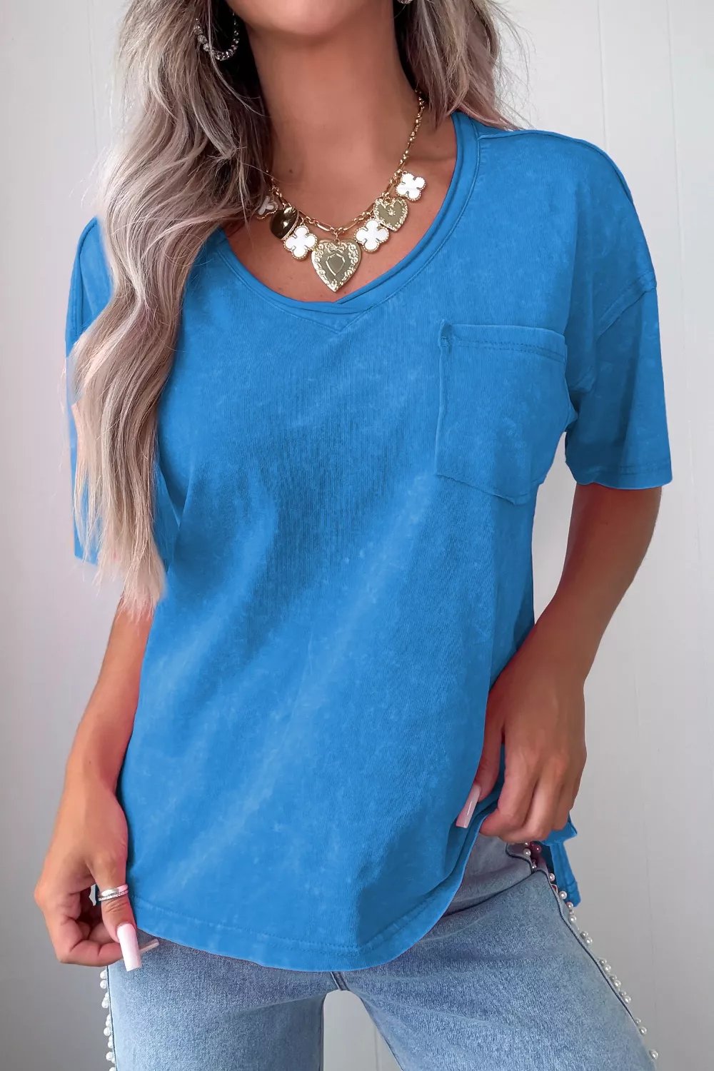 Pocketed Short Sleeve T-Shirt, image 2