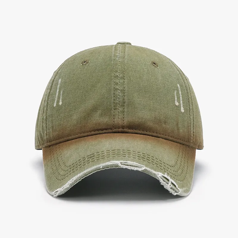 Distressed Washed Adjustable Baseball Cap, image 7