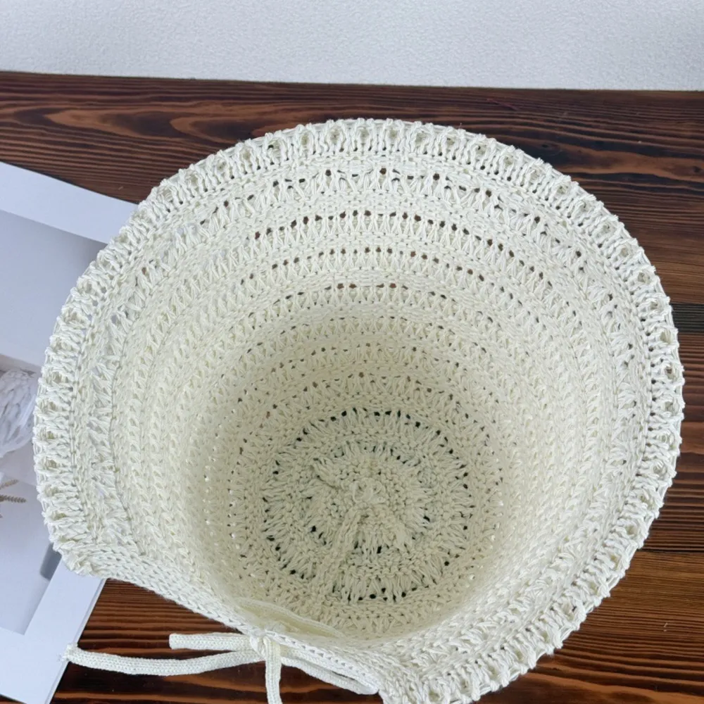 Crochet Bucket Hat with Drawstring, image 15