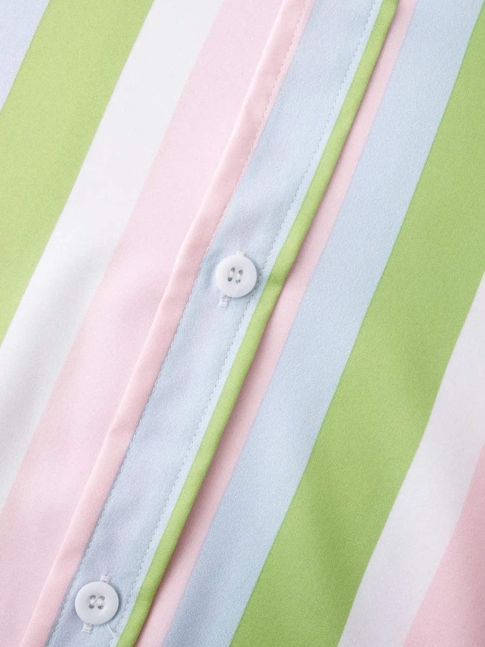 Men's Striped Long Sleeve Button-Up Shirt, image 5