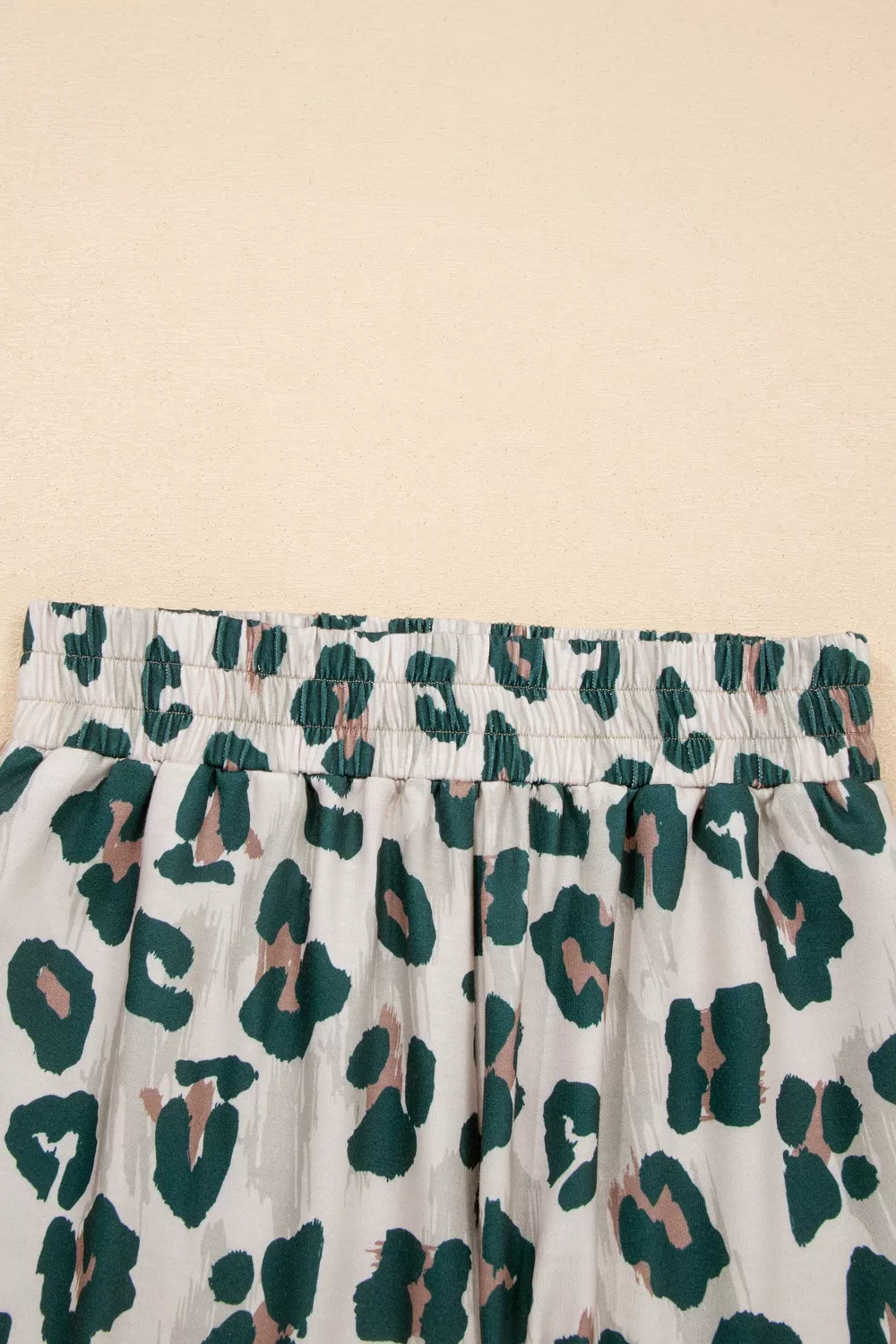 Leopard Print Short Sleeve Top and Shorts Set, image 8