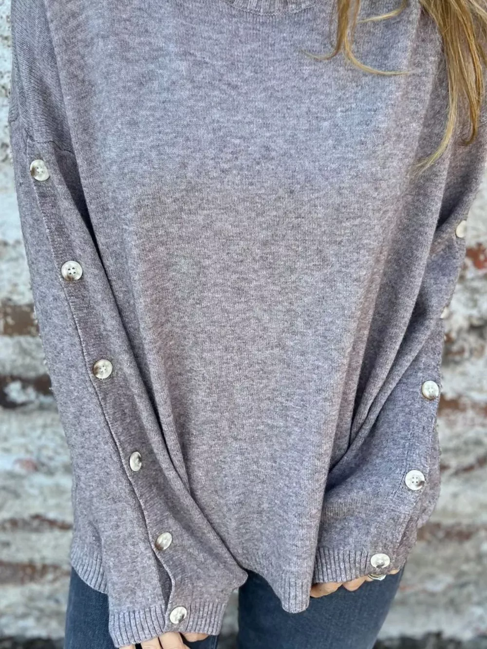 Full Size Turtleneck Long Sleeve Sweater Plus Size, image 18