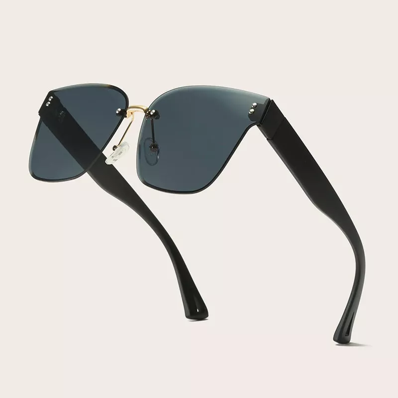 Tinted Lenses Rimless Sunglasses, image 10