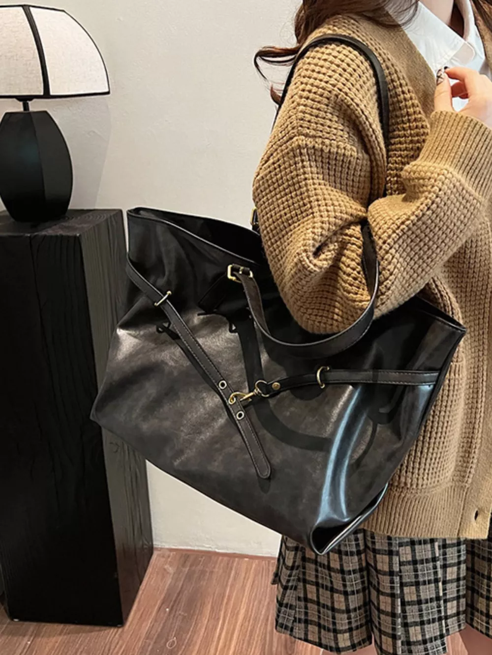 PU Leather Tote Bag, image 3