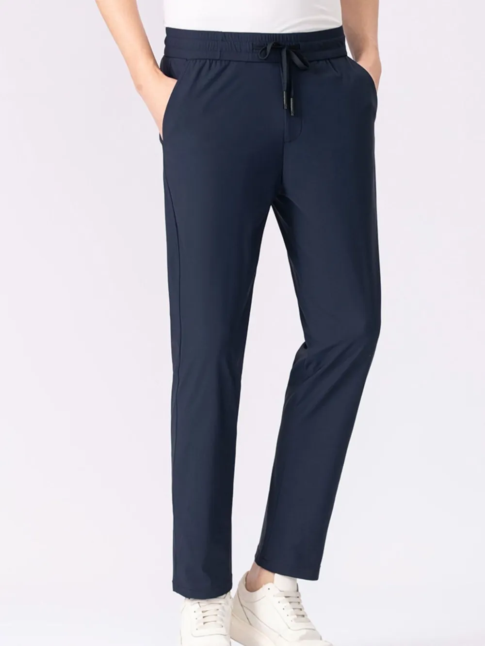 Men's Plus Size Drawstring Waistband Quick-Dry Pants, image 6