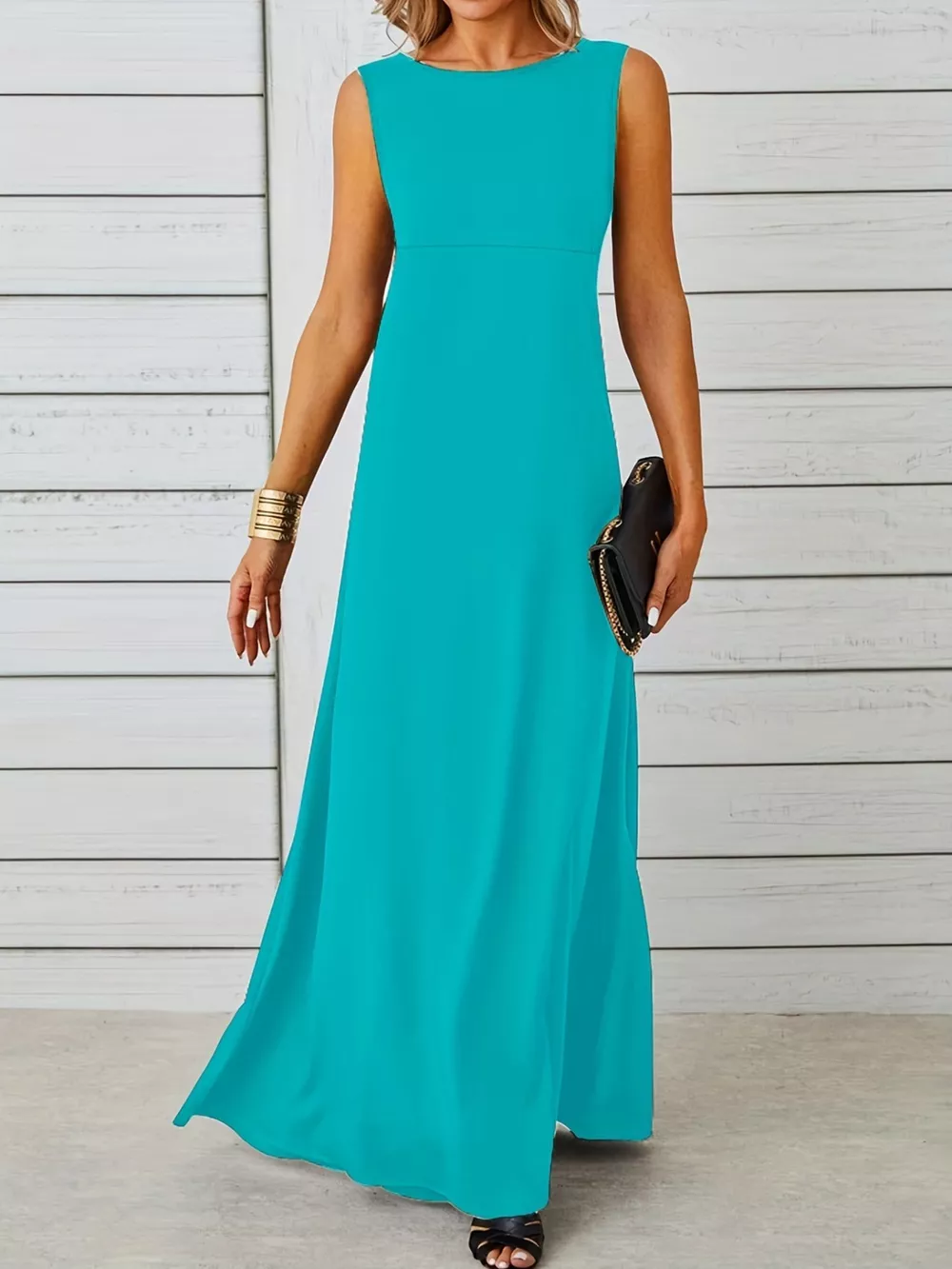 Sleeveless Flowy Maxi Dress, image 29