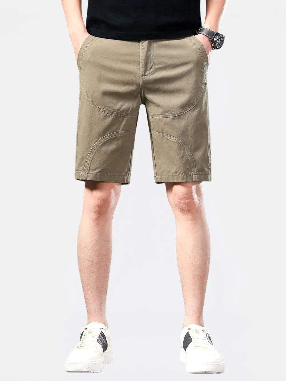 Men's Casual Pocketed Shorts, image 4