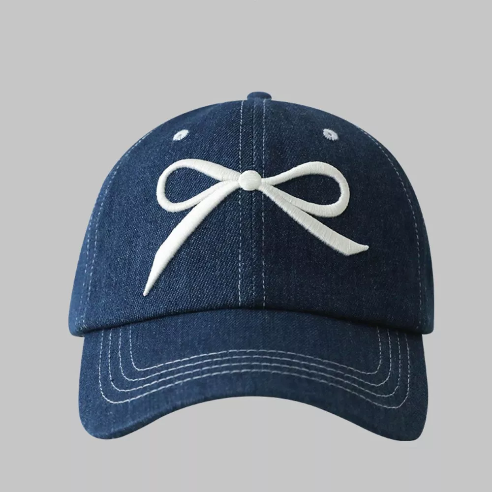 Bow Embroidered Baseball Cap, image 6