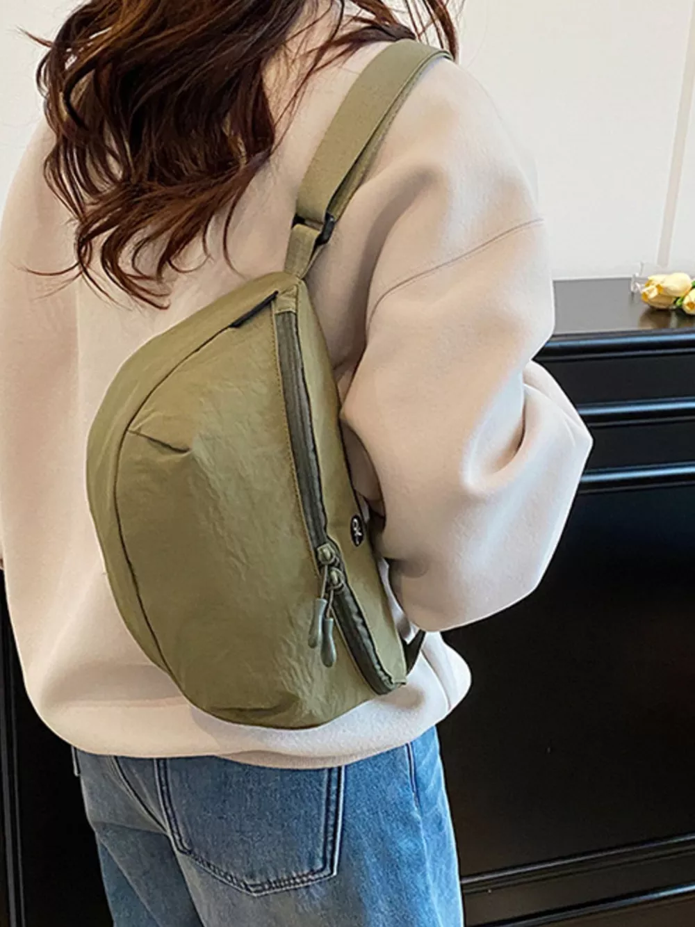 Lightweight Canvas Sling Bag, image 16