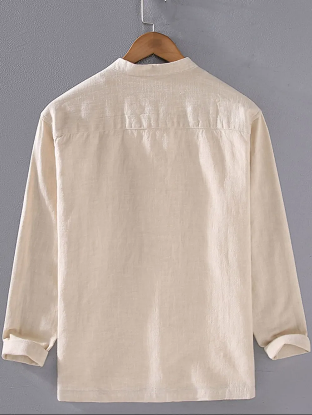 Men's Plus Size Button Up Long Sleeve Shirt, image 7