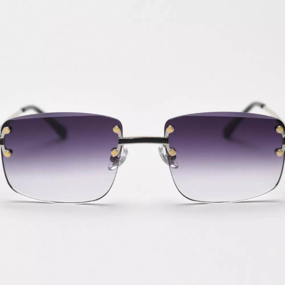 Rimless Gradient Tinted Sunglasses, image 4