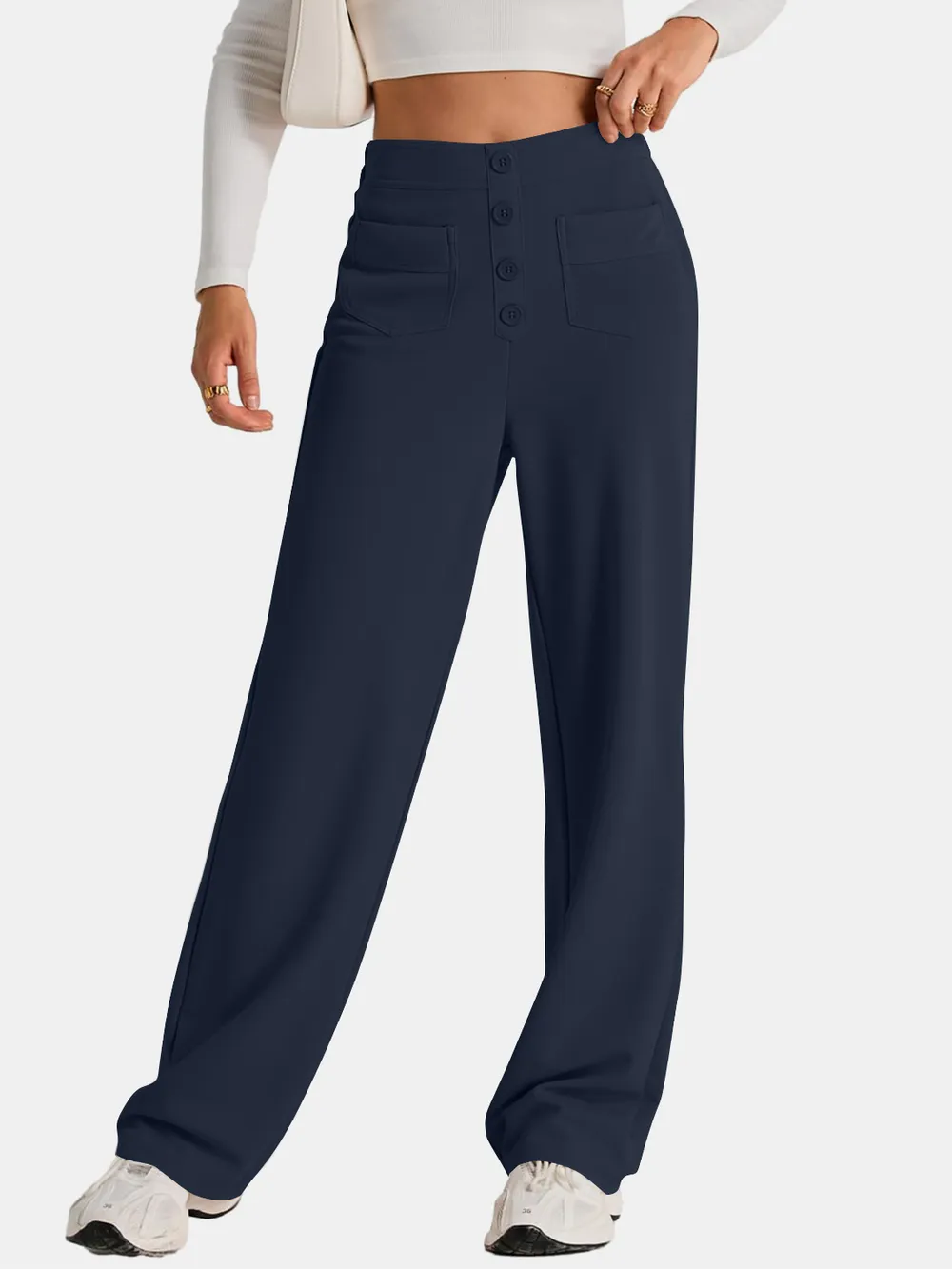 High Waist Wide Leg Pants, image 30