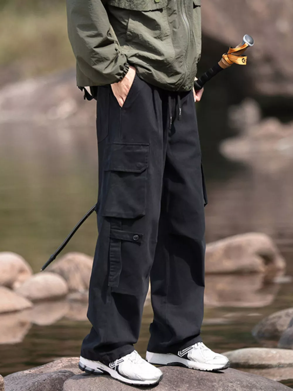Men's Plus Size Relaxed Fit Cargo Pants