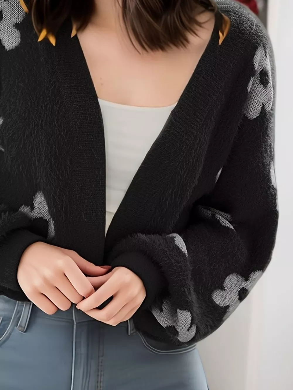 Floral Open Front Cardigan, image 19
