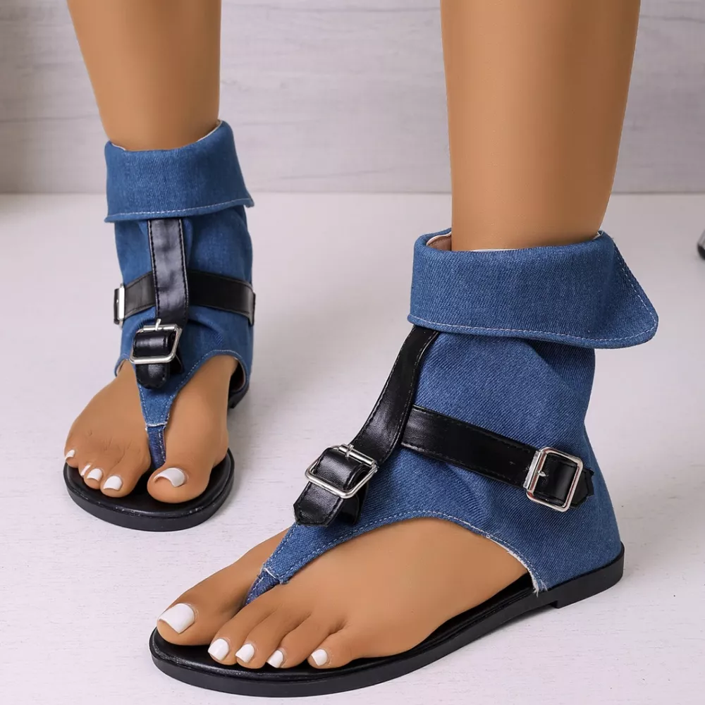 Toe Post Buckle Sandals, image 3