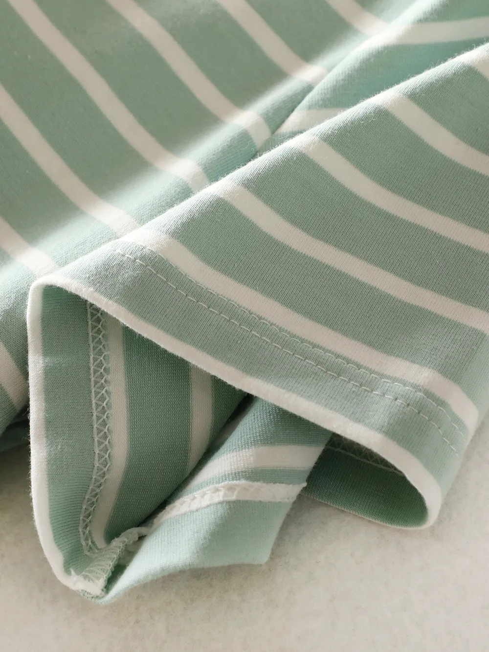Striped Round Neck Short Sleeve Dress, image 15