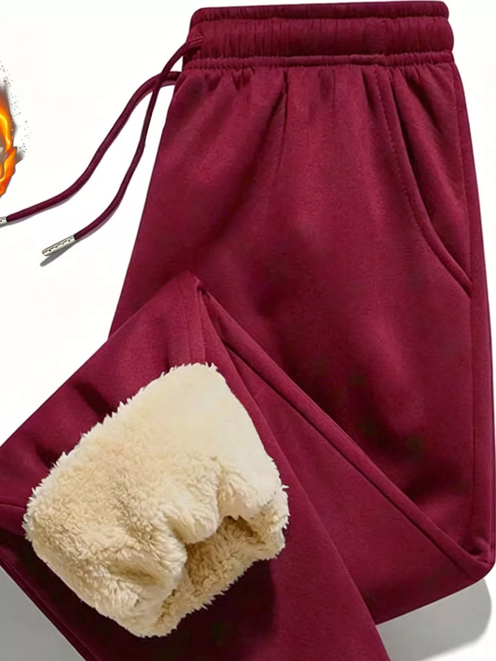 Fleece-Lined Thermal Pants, image 8