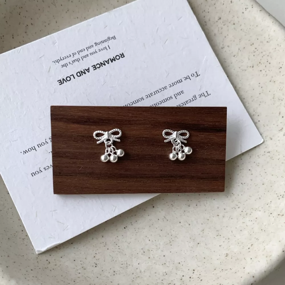 Bowknot Drop Earrings, image 3