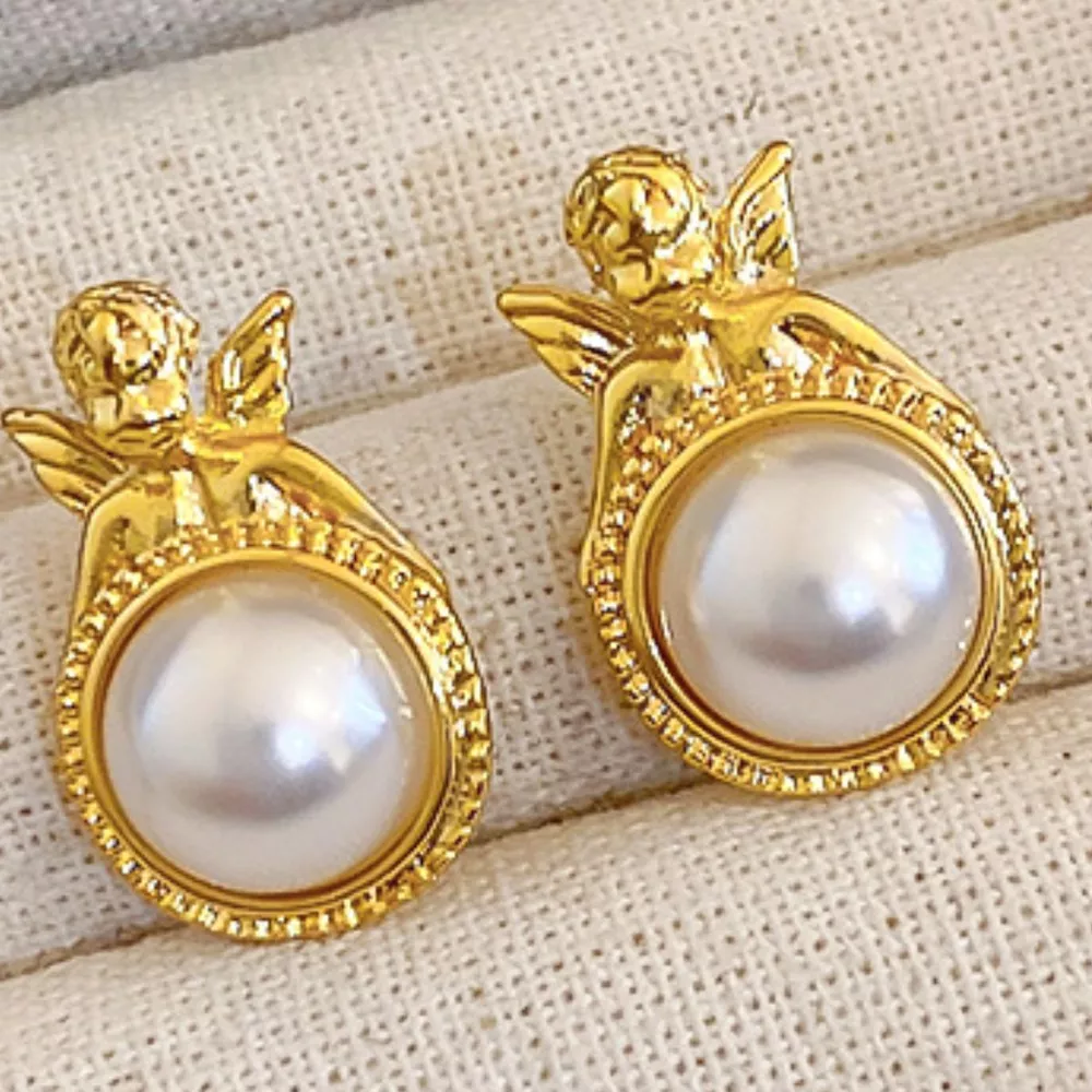 18K Gold-Plated Alloy Geometric Earrings, image 5
