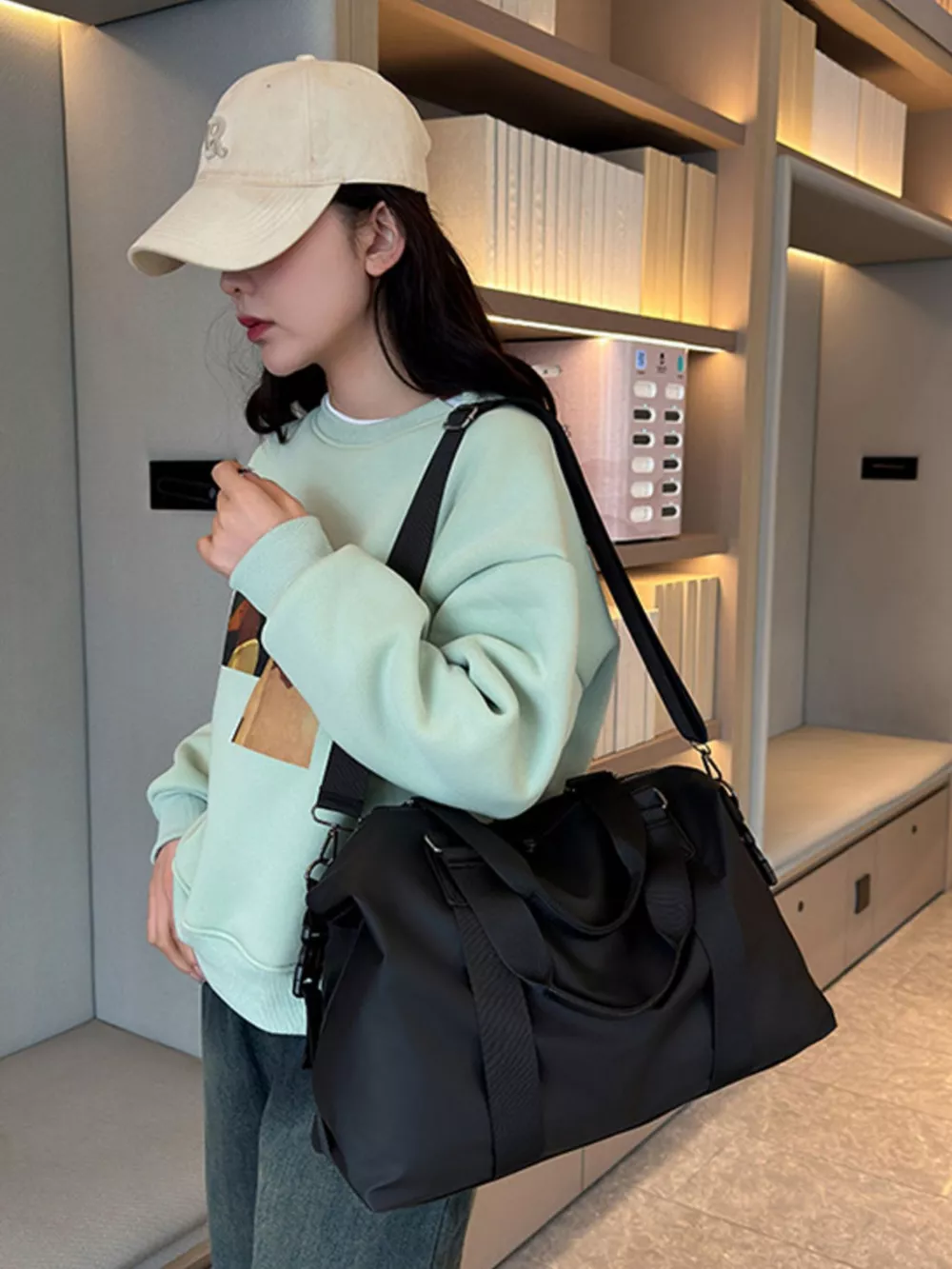 Adjustable Strap Duffel Travel Bag, image 2