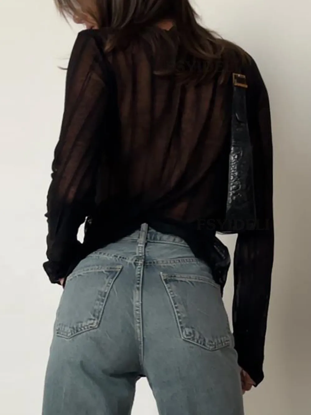 Round Neck Long Sleeve T-Shirt, image 10