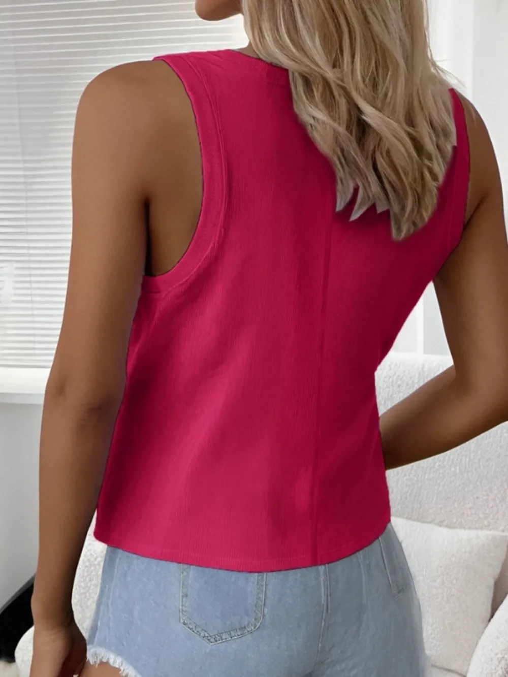 Solid Scoop Neck Tank, image 8