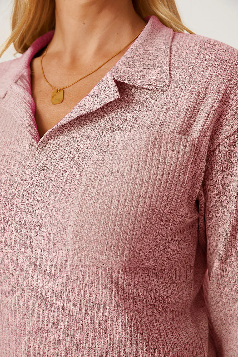 Collared Neck Dropped Shoulder T-Shirt, image 25