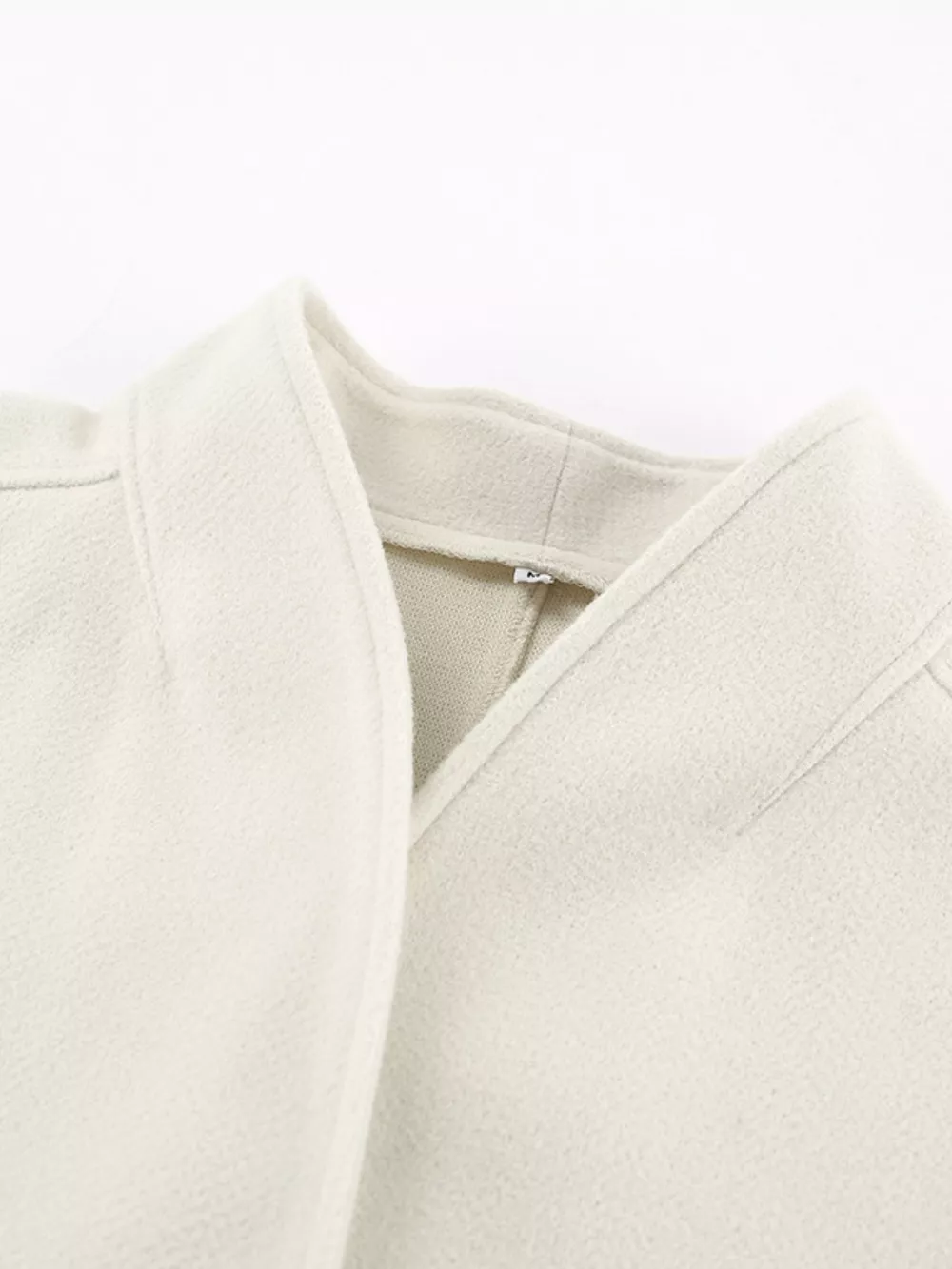 Elegant Stand Collar Open Front Outerwear, image 14