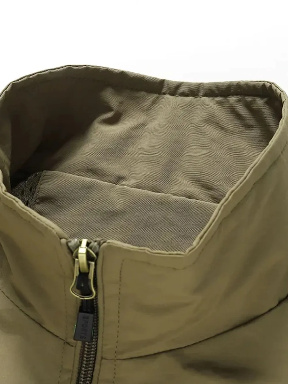 Men's Plus Size Zip Up Vest, image 4