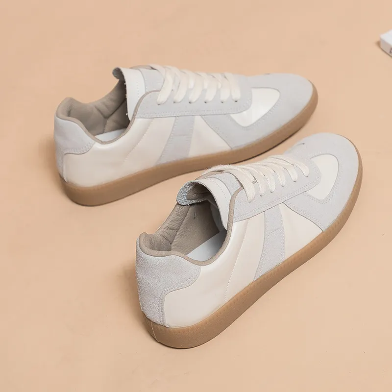 Lace Up Round Toe Sneakers, image 3
