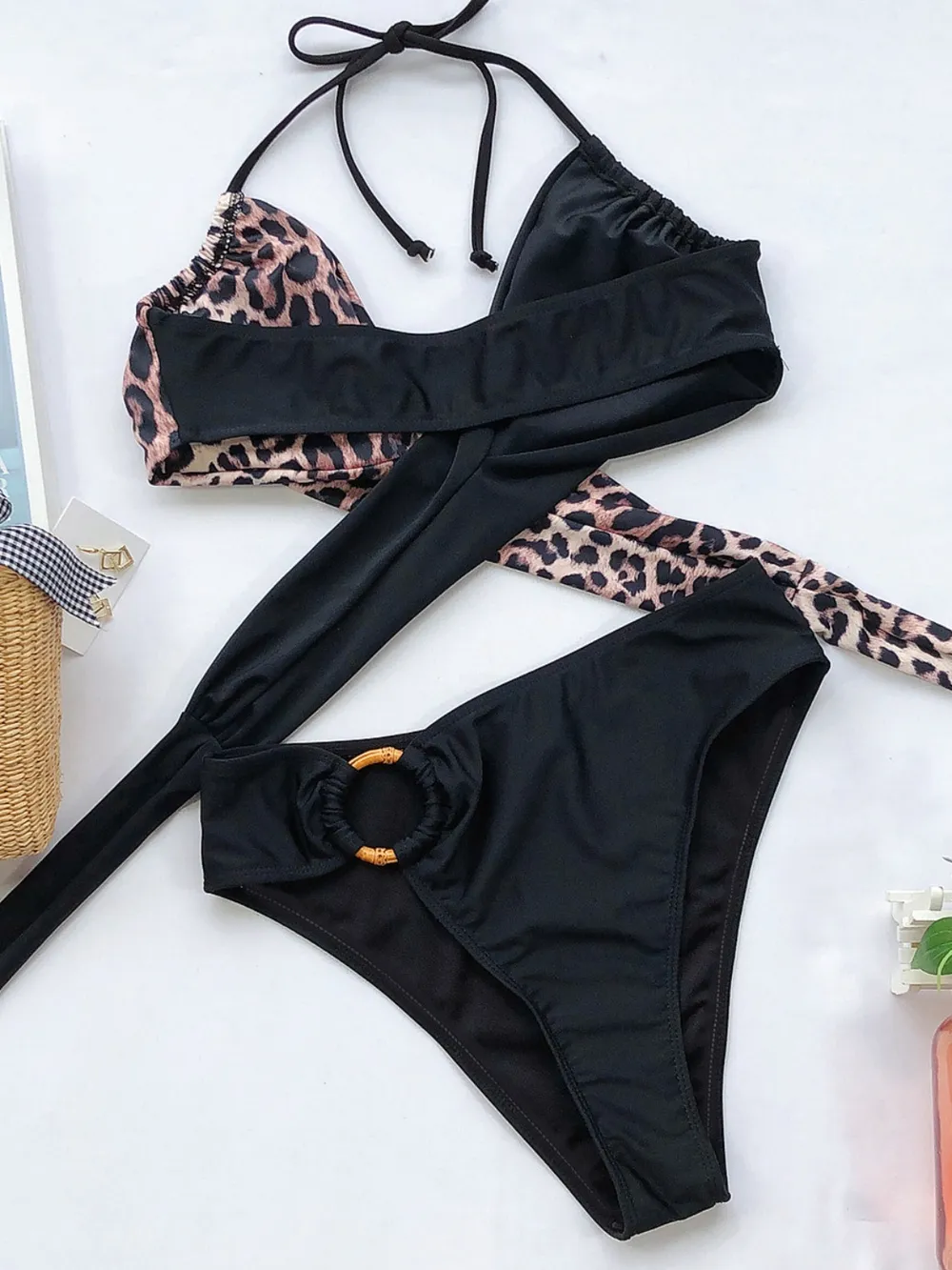 Halter Neck Two-Piece Bikini Set, image 7