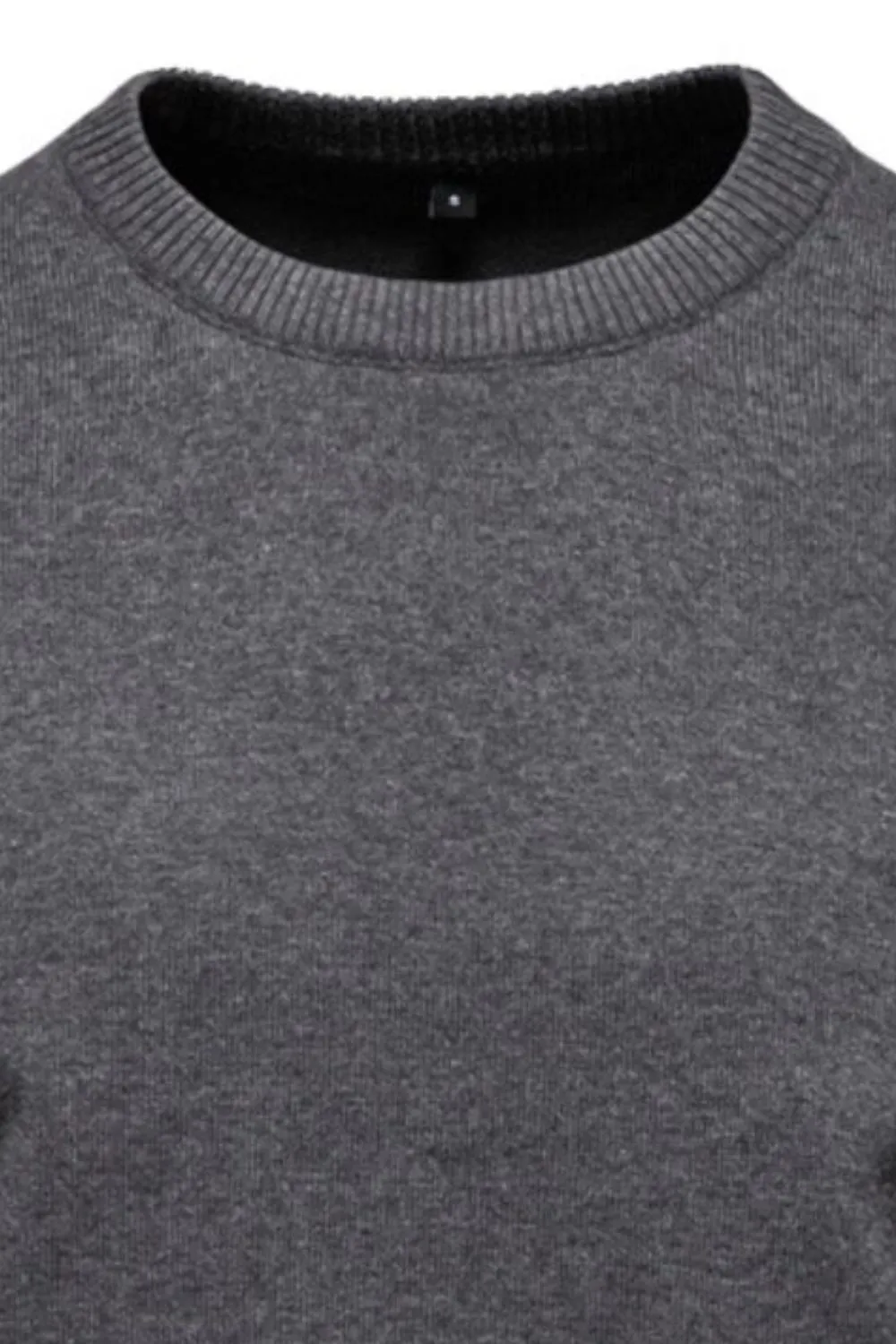 Men's Round Neck Long Sleeve Sweater, image 3