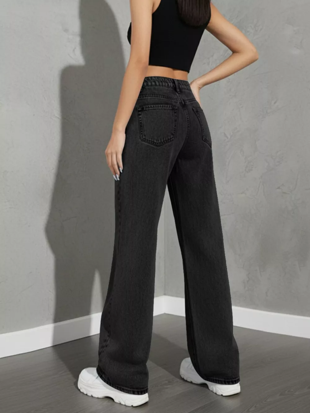 High Waist Wide Leg Jeans, image 25