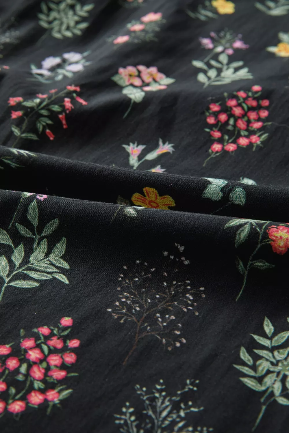 Contrast Frilled Trim Short Sleeve Floral Shirt, image 5