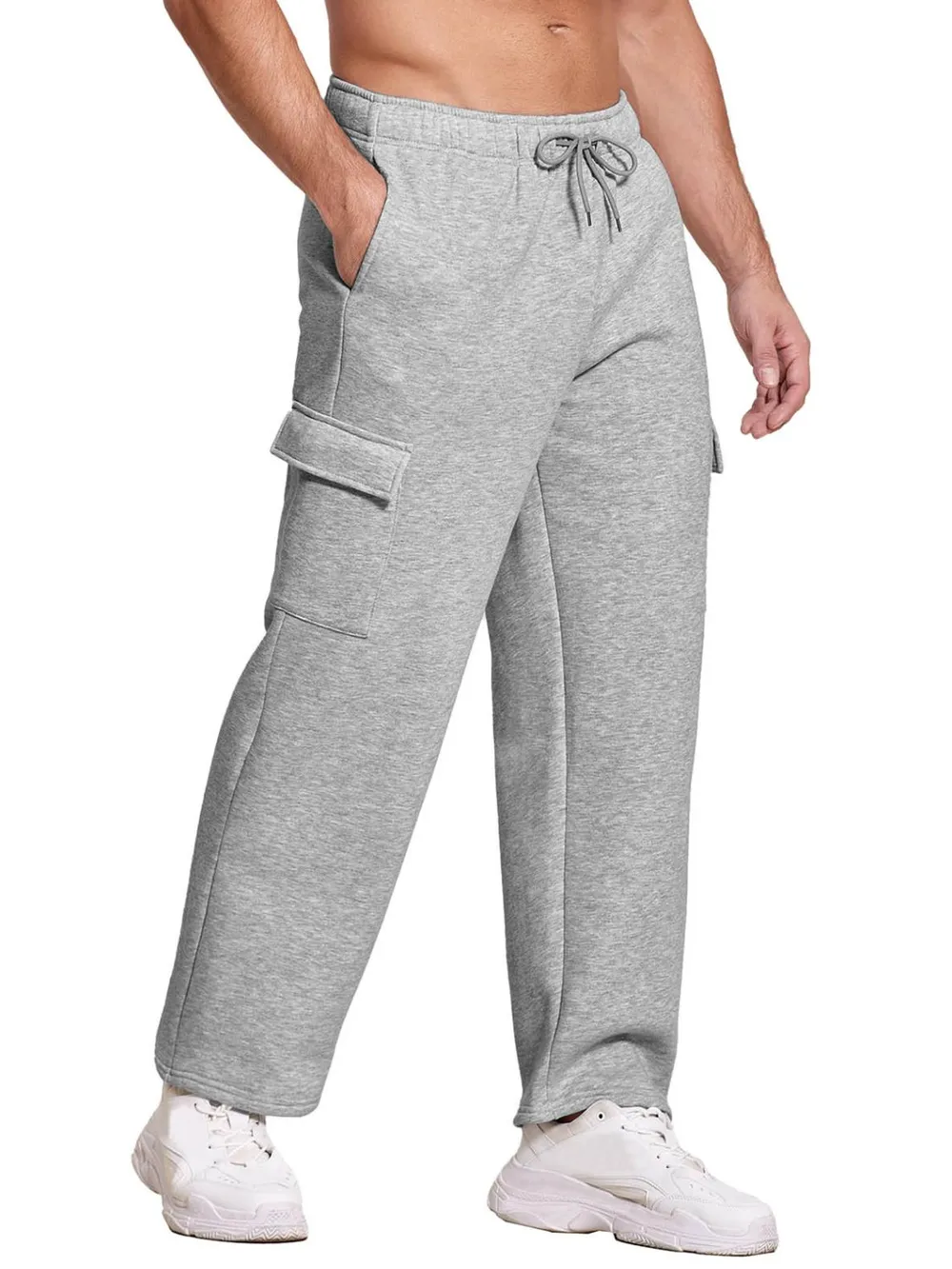 Men's Plus Size Drawstring Pants, image 5