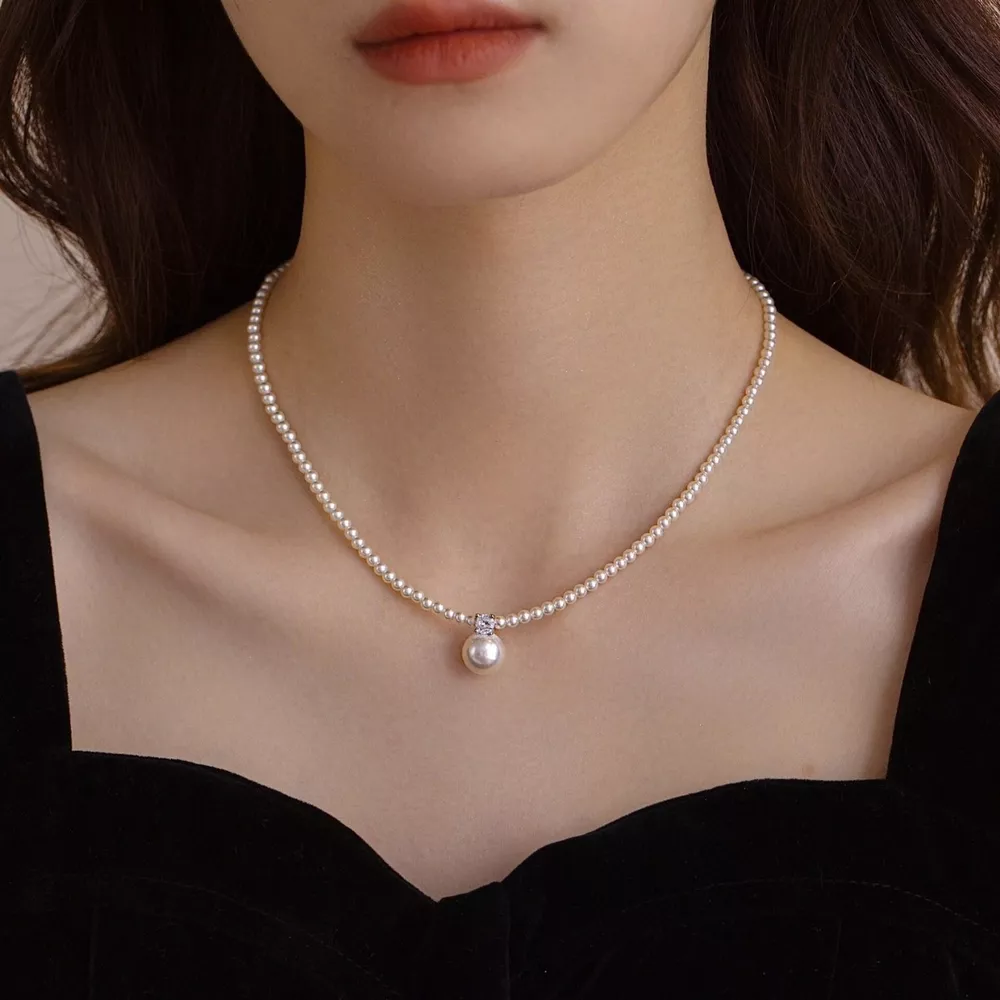 Pearl Pendant Necklace, image 5