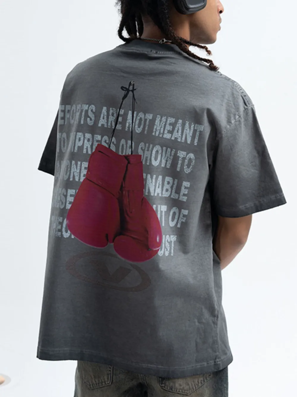 Men's Graphic Round Neck Short Sleeve T-Shirt, image 2