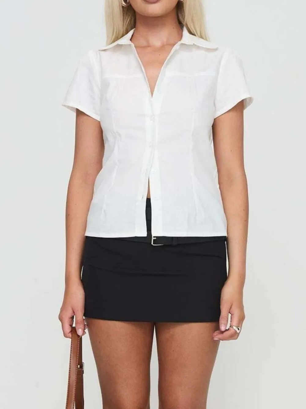 Short Sleeve Button-Up Shirt, image 7