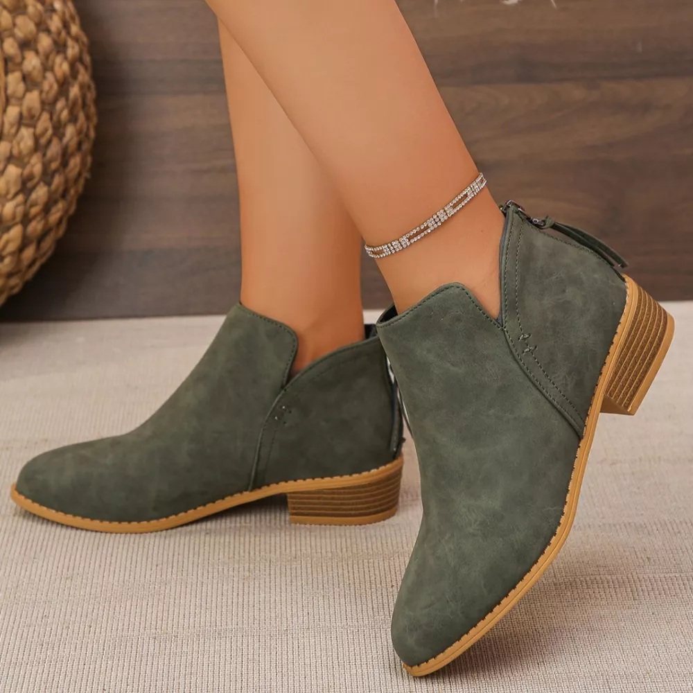 Point Toe Block Heels Boots, image 23