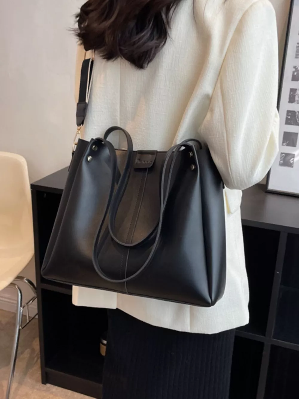 Wide Strap Shoulder Bag, image 8