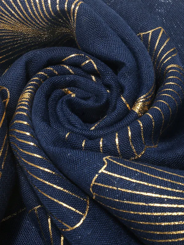 Ginkgo Leaf Polyester Scarf, image 3