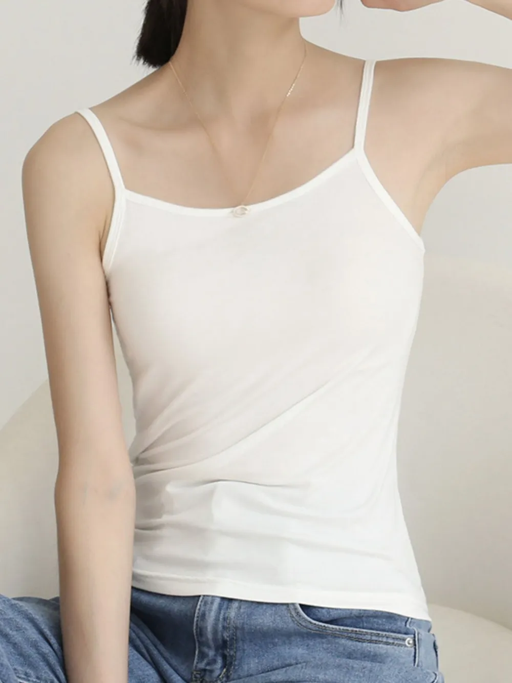 Solid Color Scoop Neck Cami, image 16