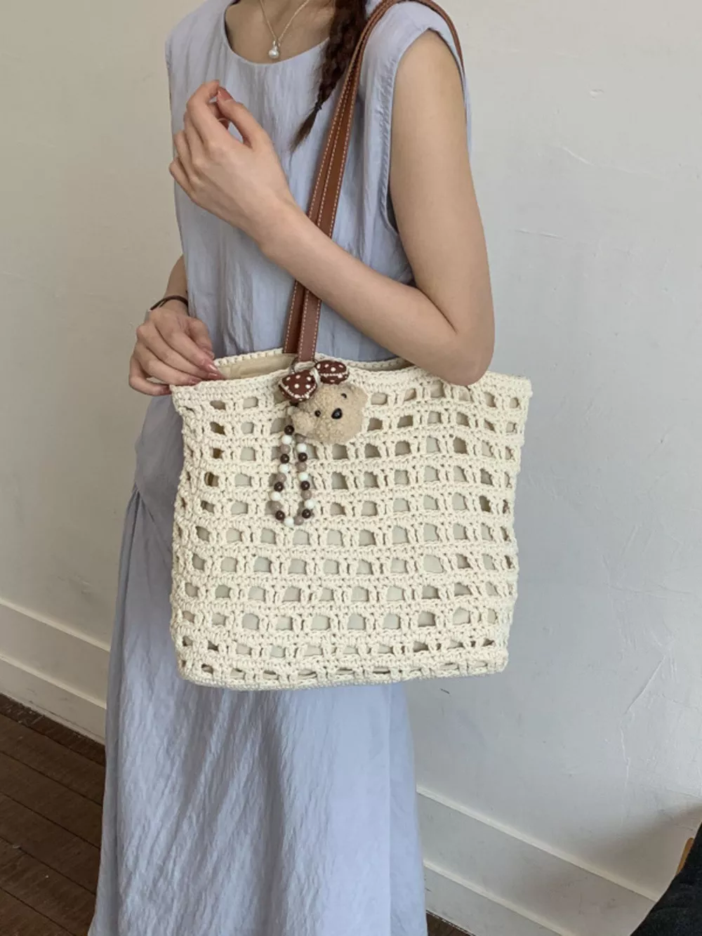 Woven Straw Handbag, image 3