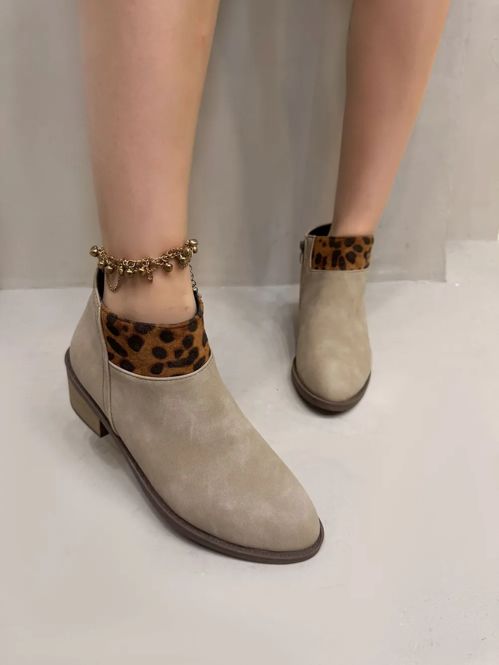 Leopard Block Heels Boots, image 5