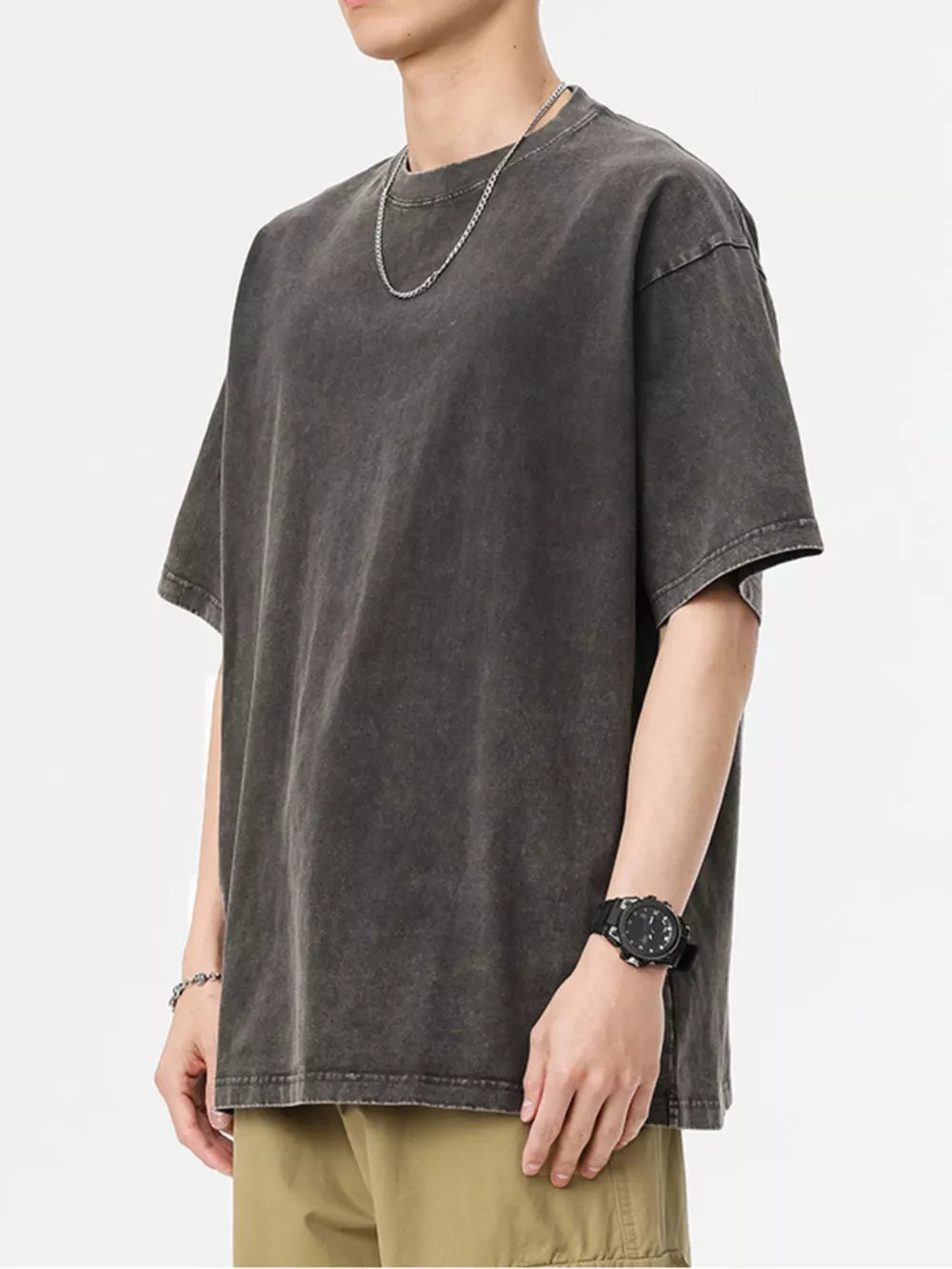 Men's Vintage Washed Oversized T-Shirt, image 7