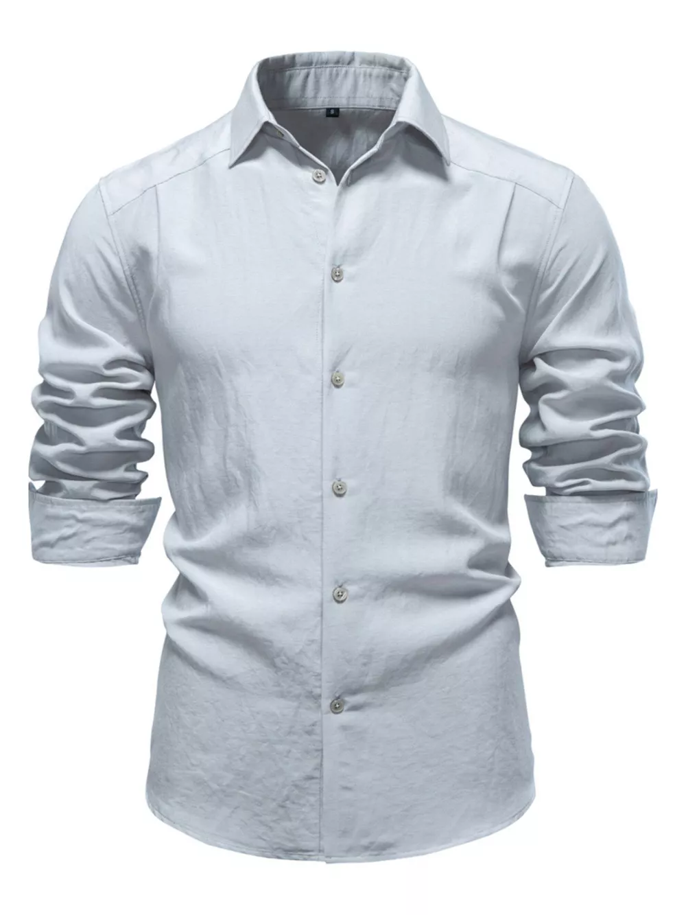 Men's Casual Button Up Long Sleeve Shirt