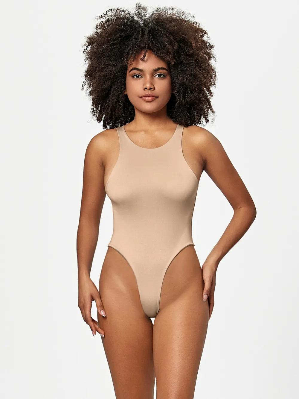 Full Size Round Neck Wide Strap Bodysuit, image 23