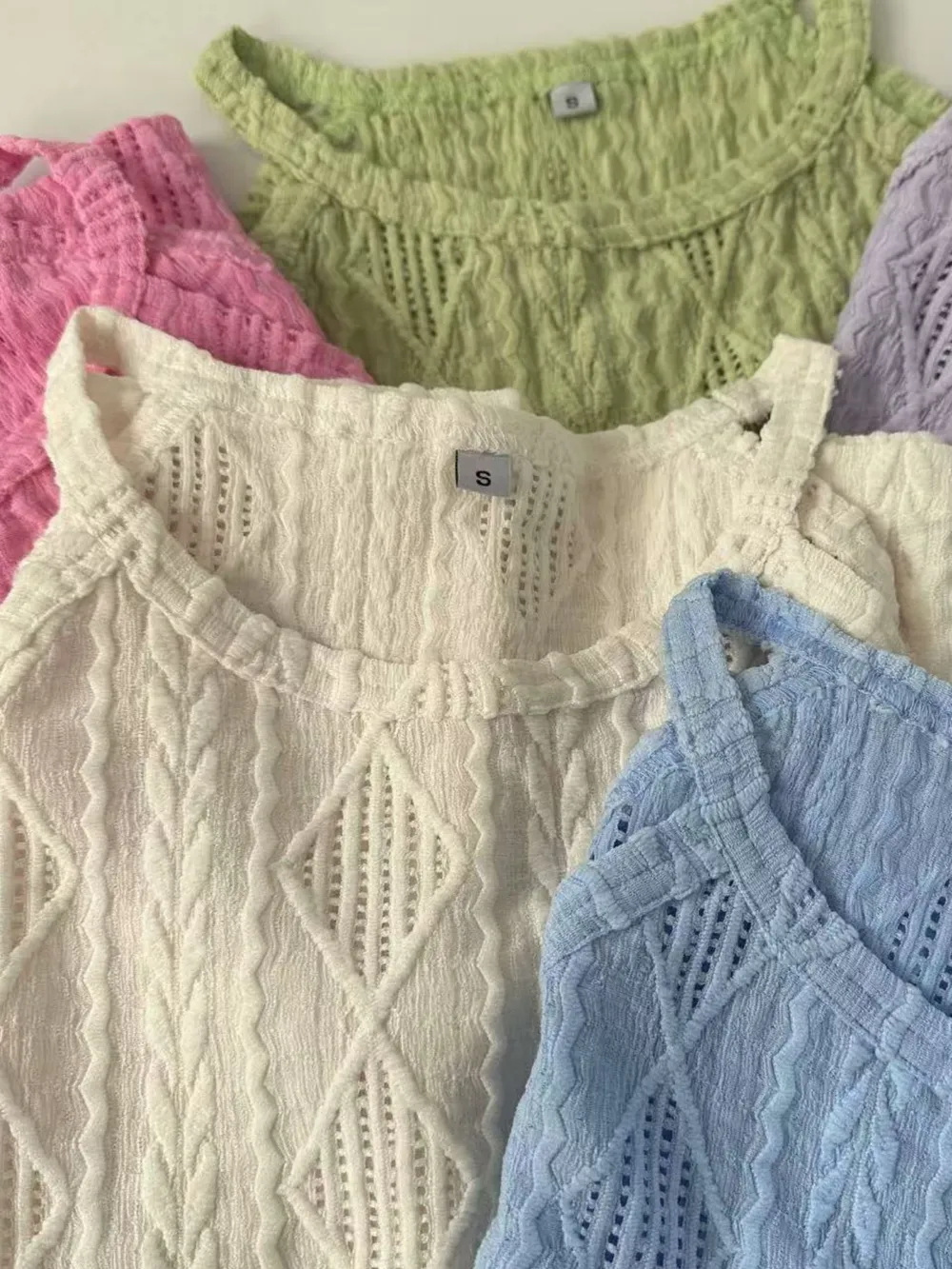 Textured Round Neck Tank, image 15